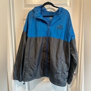 Disneyland Men’s Windbreaker Jacket XXL – Blue & Gray – 1955 Logo – EUC